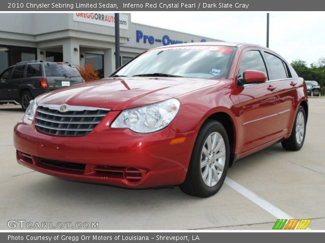 2010 Chrysler Sebring Limited Sedan in Inferno Red Crystal Pearl