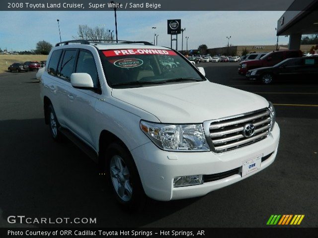 2008 Toyota Land Cruiser  in Super White