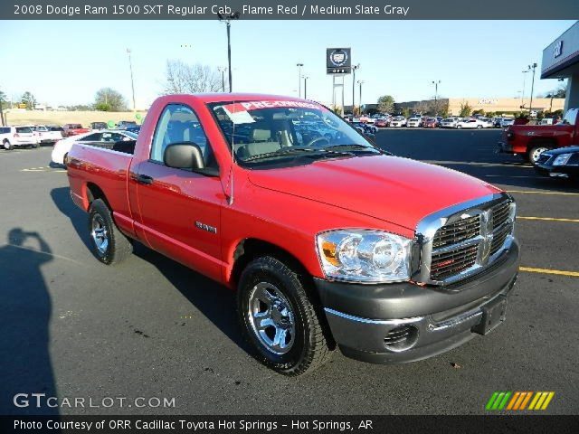 2008 Dodge Ram 1500 SXT Regular Cab in Flame Red