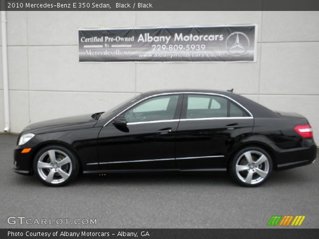 2010 Mercedes-Benz E 350 Sedan in Black