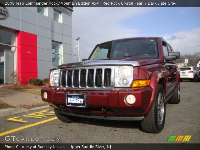 2008 Jeep Commander Rocky Mountain Edition 4x4 in Red Rock Crystal Pearl