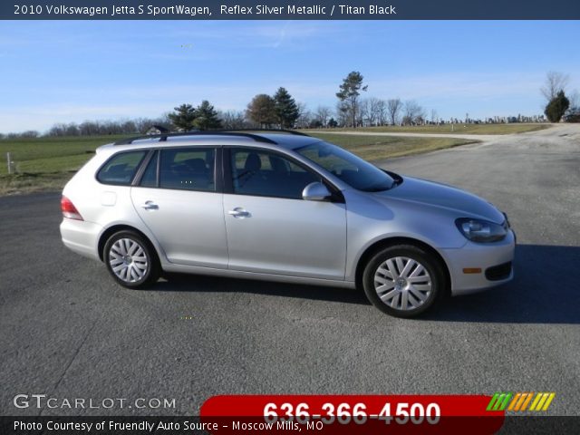 2010 Volkswagen Jetta S SportWagen in Reflex Silver Metallic