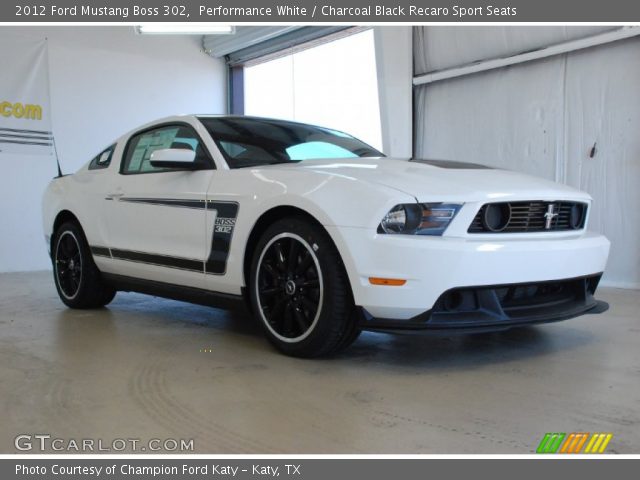 2012 Ford Mustang Boss 302 in Performance White