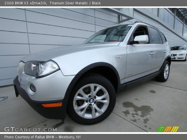 2009 BMW X3 xDrive30i in Titanium Silver Metallic