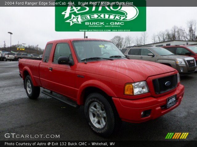 2004 Ford Ranger Edge SuperCab 4x4 in Bright Red