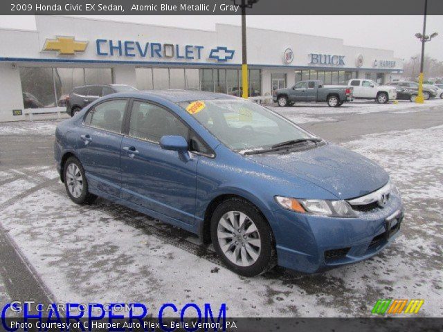 2009 Honda Civic EX Sedan in Atomic Blue Metallic