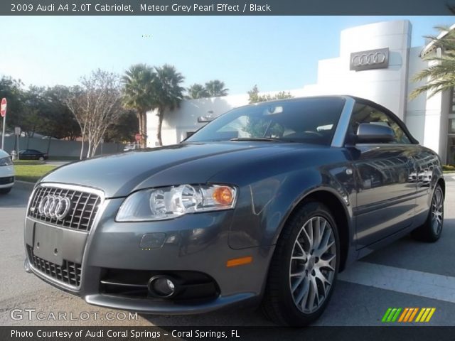 2009 Audi A4 2.0T Cabriolet in Meteor Grey Pearl Effect