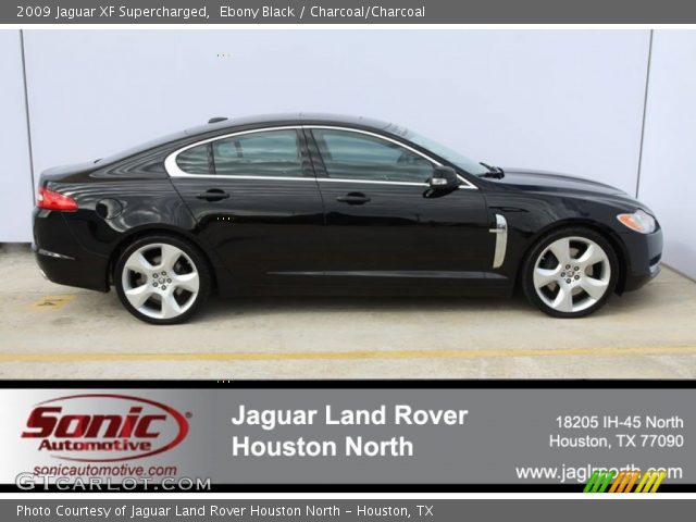 2009 Jaguar XF Supercharged in Ebony Black