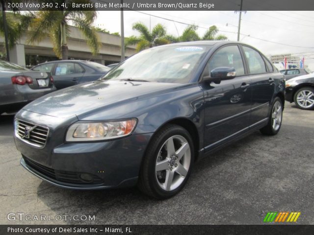 2008 Volvo S40 2.4i in Barents Blue Metallic