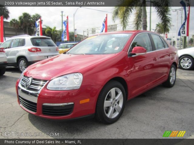 2009 Volkswagen Jetta SE Sedan in Salsa Red