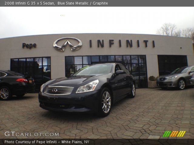 2008 Infiniti G 35 x S Sedan in Blue Slate Metallic