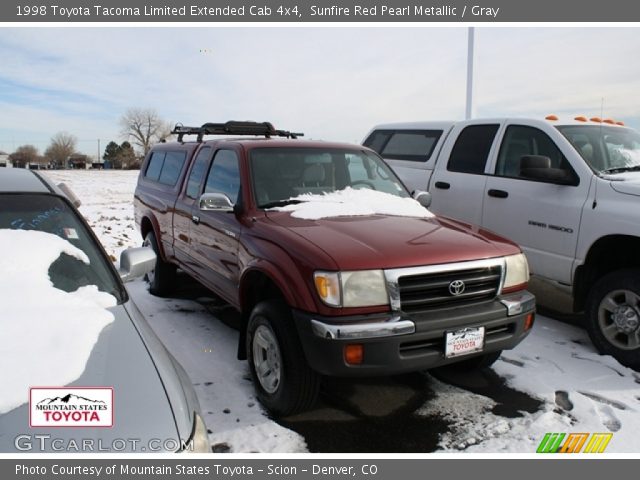 1998 Toyota Tacoma Limited Extended Cab 4x4 in Sunfire Red Pearl Metallic