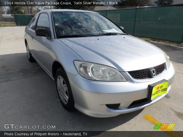 2004 Honda Civic Value Package Coupe in Satin Silver Metallic