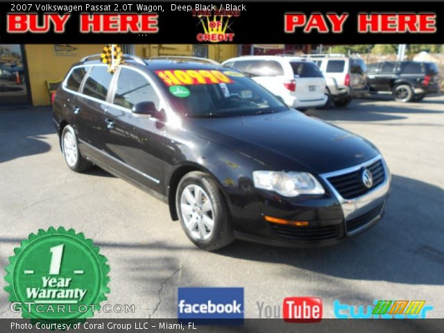 2007 Volkswagen Passat 2.0T Wagon in Deep Black