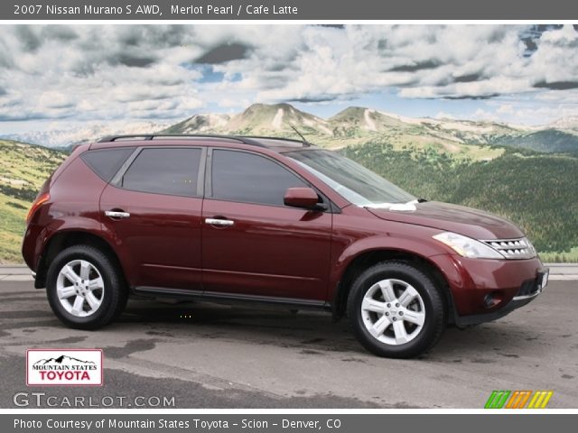2007 Nissan Murano S AWD in Merlot Pearl