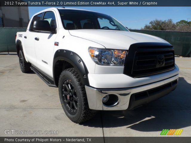 2012 Toyota Tundra T-Force 2.0 Limited Edition CrewMax 4x4 in Super White