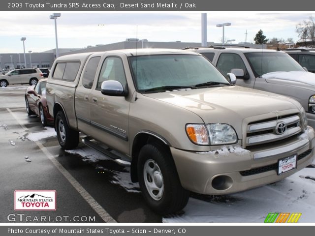 2003 Toyota Tundra SR5 Access Cab in Desert Sand Metallic