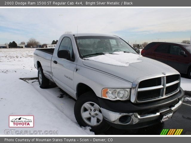2003 Dodge Ram 1500 ST Regular Cab 4x4 in Bright Silver Metallic
