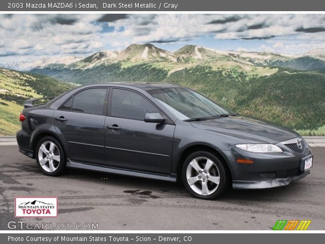 2003 Mazda MAZDA6 i Sedan in Dark Steel Metallic