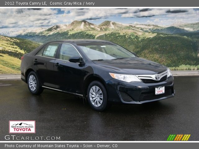 2012 Toyota Camry LE in Cosmic Gray Mica