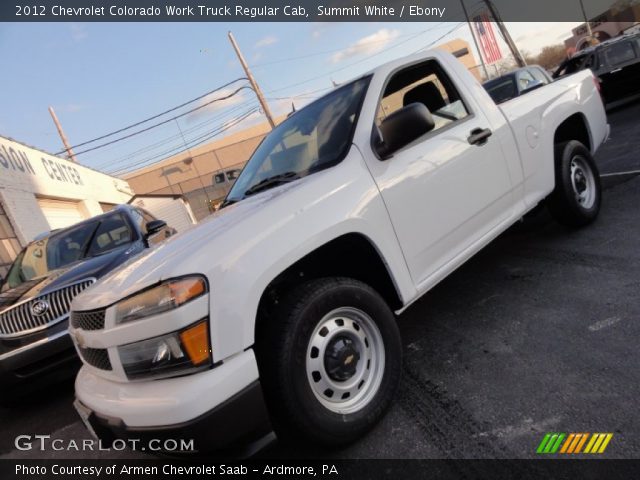 2012 Chevrolet Colorado Work Truck Regular Cab in Summit White