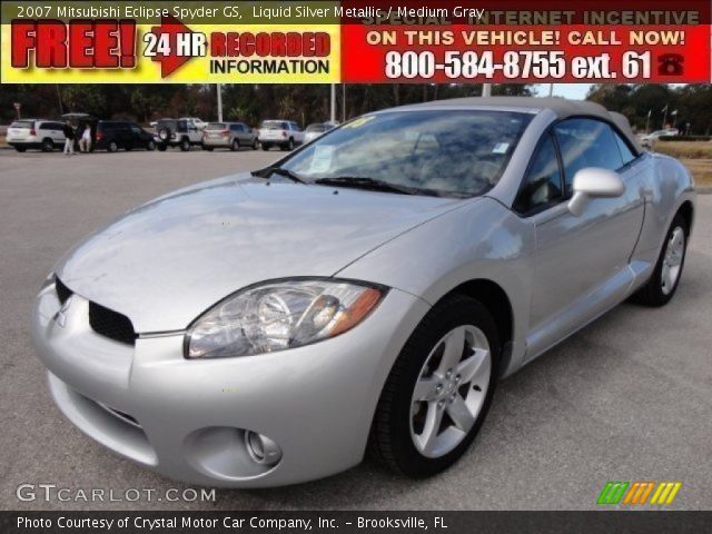 2007 Mitsubishi Eclipse Spyder GS in Liquid Silver Metallic