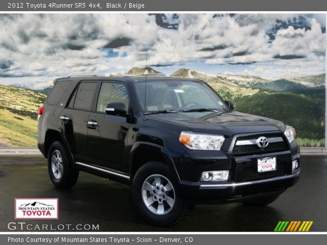2012 Toyota 4Runner SR5 4x4 in Black