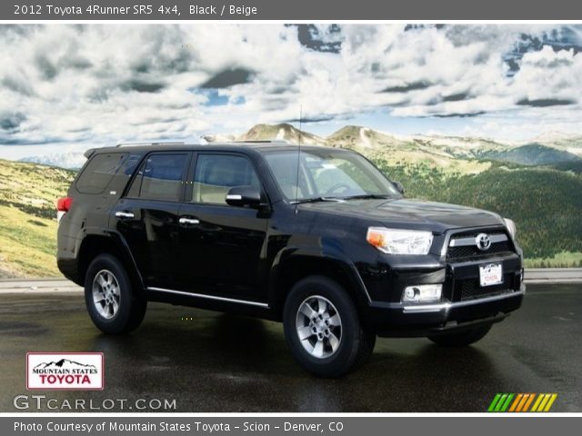 2012 Toyota 4Runner SR5 4x4 in Black