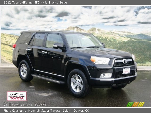 2012 Toyota 4Runner SR5 4x4 in Black