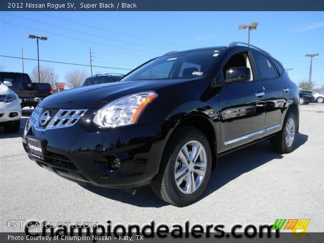 2012 Nissan Rogue SV in Super Black