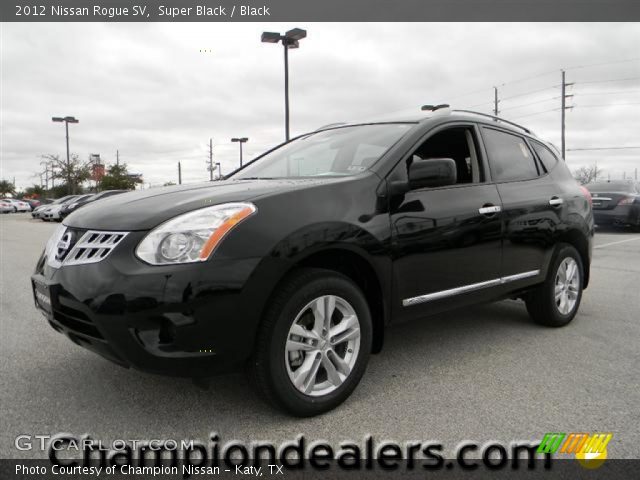 2012 Nissan Rogue SV in Super Black