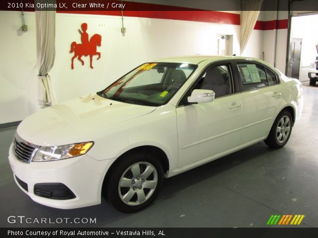 2010 Kia Optima LX in Clear White