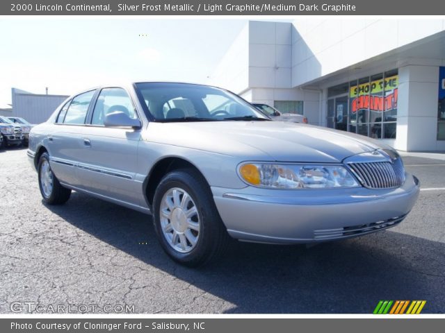 2000 Lincoln Continental  in Silver Frost Metallic