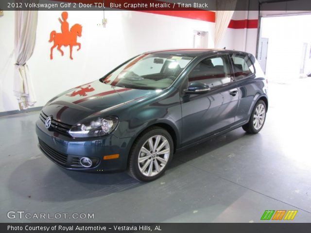 2012 Volkswagen Golf 2 Door TDI in Blue Graphite Metallic