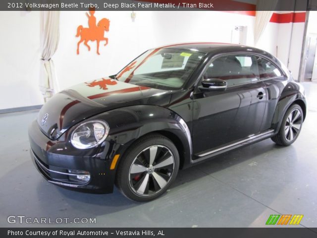 2012 Volkswagen Beetle Turbo in Deep Black Pearl Metallic