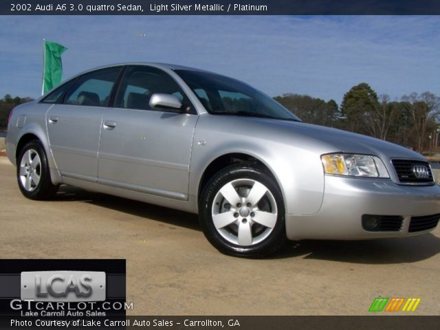 2002 Audi A6 3.0 quattro Sedan in Light Silver Metallic
