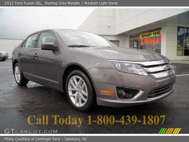 2012 Ford Fusion SEL in Sterling Grey Metallic