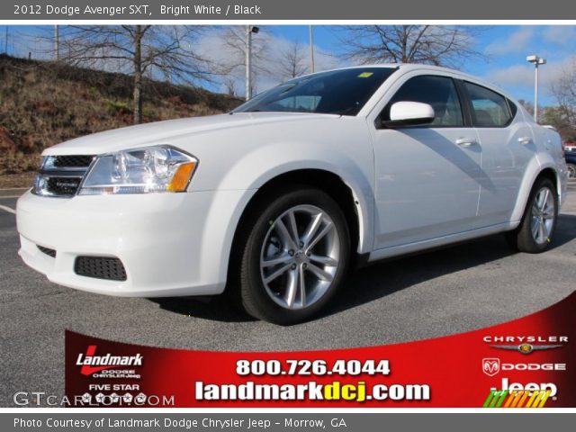 2012 Dodge Avenger SXT in Bright White