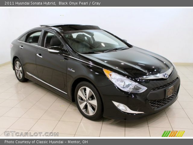 2011 Hyundai Sonata Hybrid in Black Onyx Pearl