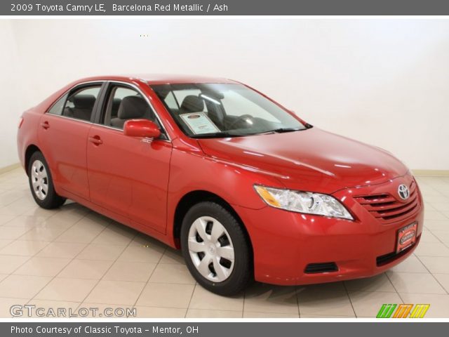 2009 Toyota Camry LE in Barcelona Red Metallic