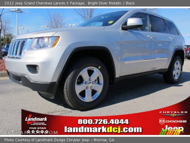 2012 Jeep Grand Cherokee Laredo X Package in Bright Silver Metallic