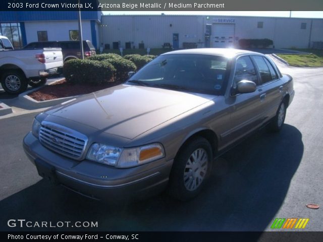 2003 Ford Crown Victoria LX in Arizona Beige Metallic