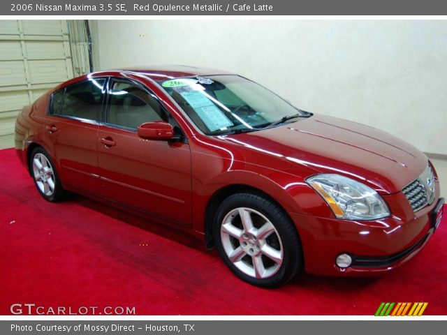 2006 Nissan Maxima 3.5 SE in Red Opulence Metallic