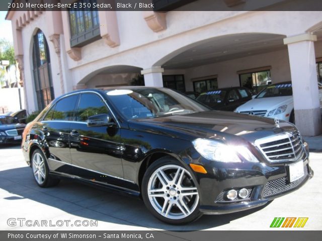 2010 Mercedes-Benz E 350 Sedan in Black