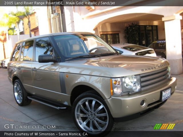 2005 Land Rover Range Rover HSE in Maya Gold Metallic