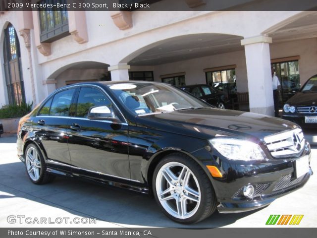 2009 Mercedes-Benz C 300 Sport in Black