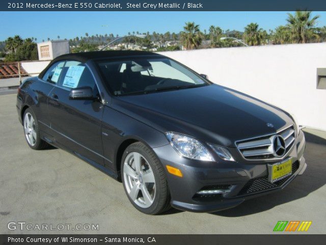 2012 Mercedes-Benz E 550 Cabriolet in Steel Grey Metallic