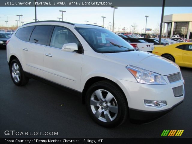 2011 Chevrolet Traverse LTZ AWD in White