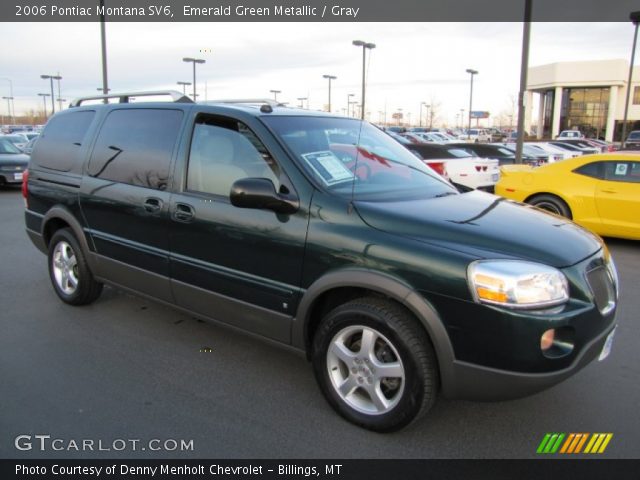 2006 Pontiac Montana SV6 in Emerald Green Metallic