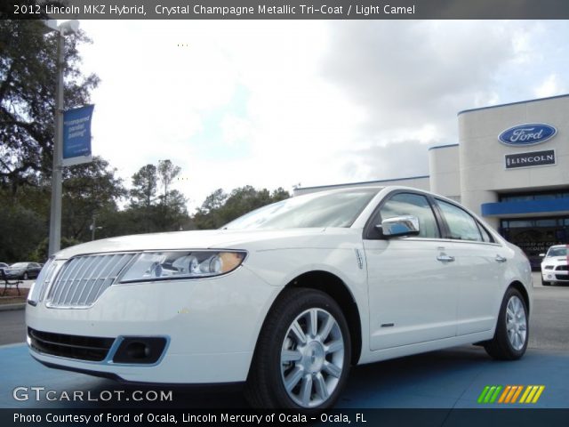 2012 Lincoln MKZ Hybrid in Crystal Champagne Metallic Tri-Coat